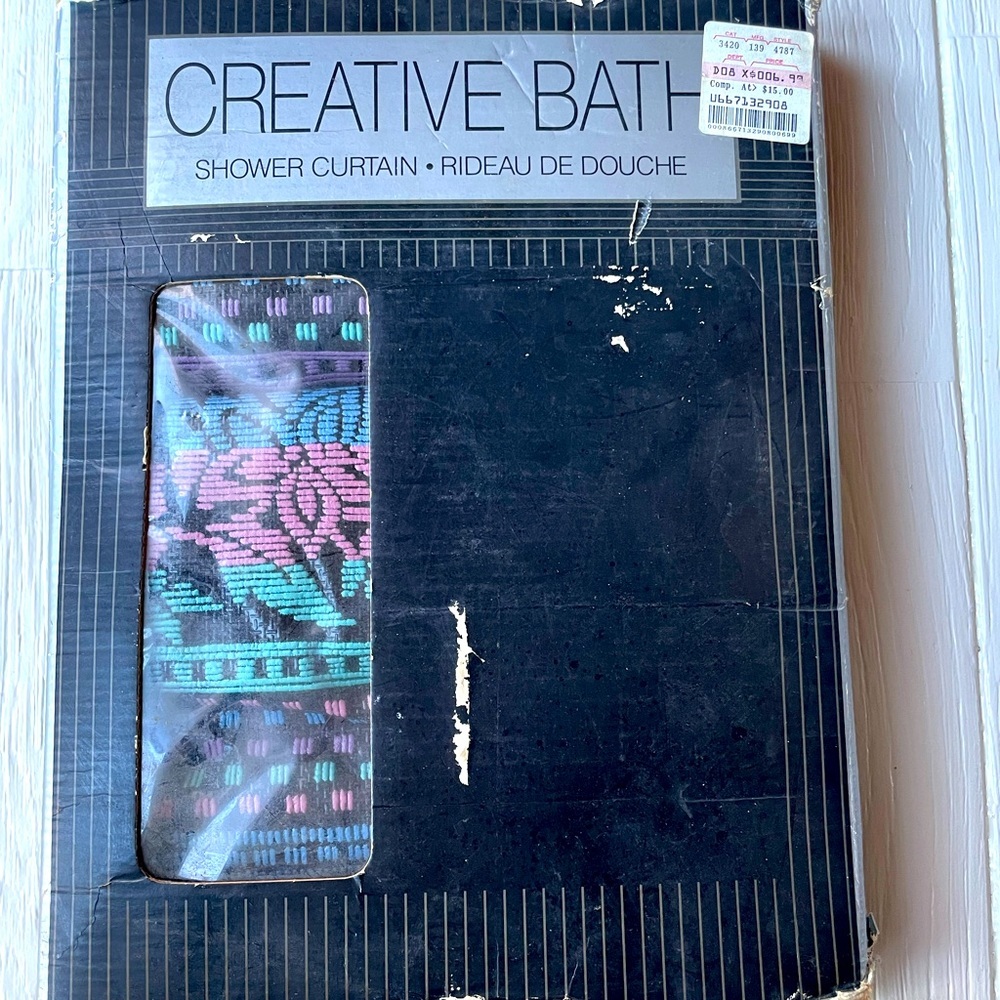 Vintage Creative Bath Shower Curtain 70” 72”